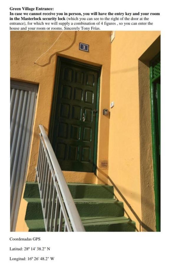 Green Village. Tony Frias. Fasnia Dış mekan fotoğraf
